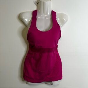 ◾️❤️‍🔥Lululemon Swift Pink Cross Back Mesh Panel Activewear Tank